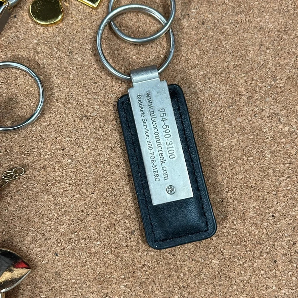 Various car key chains Mercedes Porsche Lexus, LV print